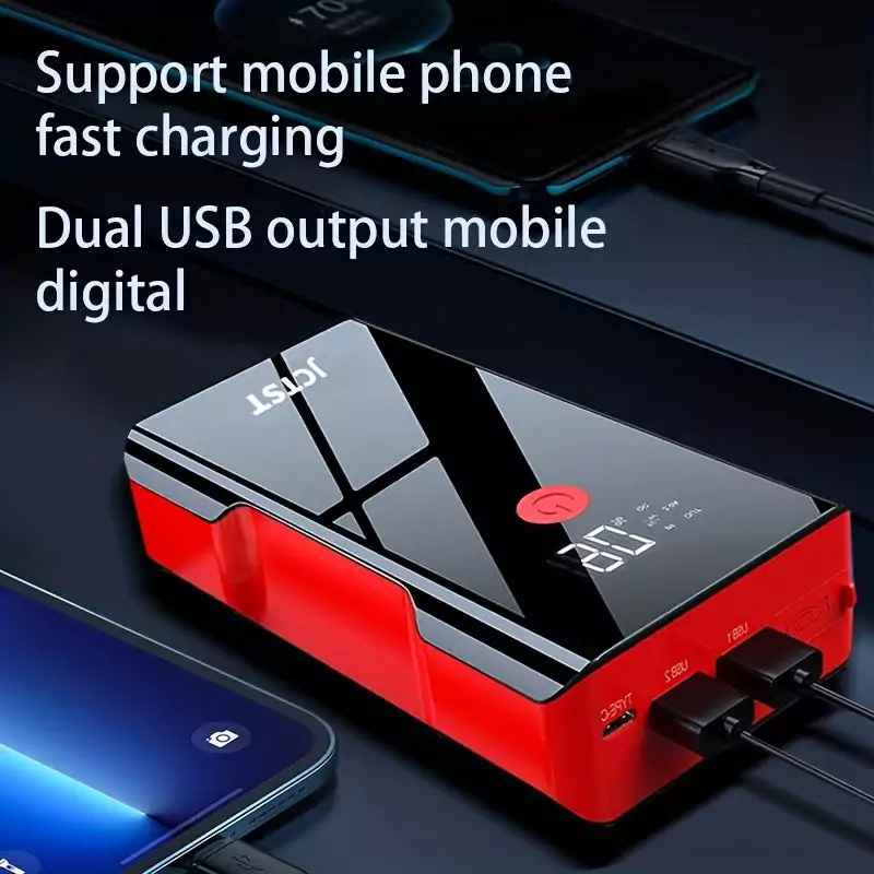 Booster Démarreur Voiture 20000mAh JCTST 2000A avec Charge Rapide USB – Image 6