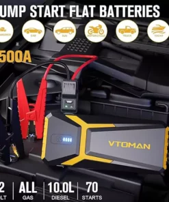 Alternative view of Booster 4500A avec Power Bank 20 000 mAh & LED | Ultra Compact | VTOMAN V10 PRO