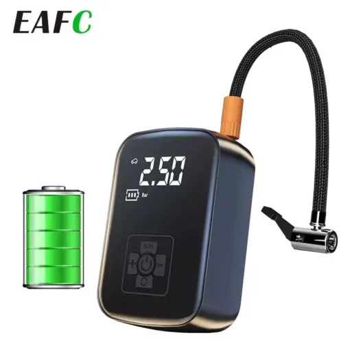 Gonfleur de pneus sans fil 150 PSI rechargeable USB