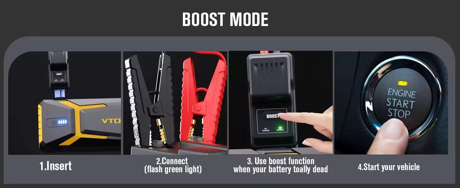Booster avec Power Bank 20 000 mAh & LED | Ultra Compact | VTOMAN V10 PRO – Image 17