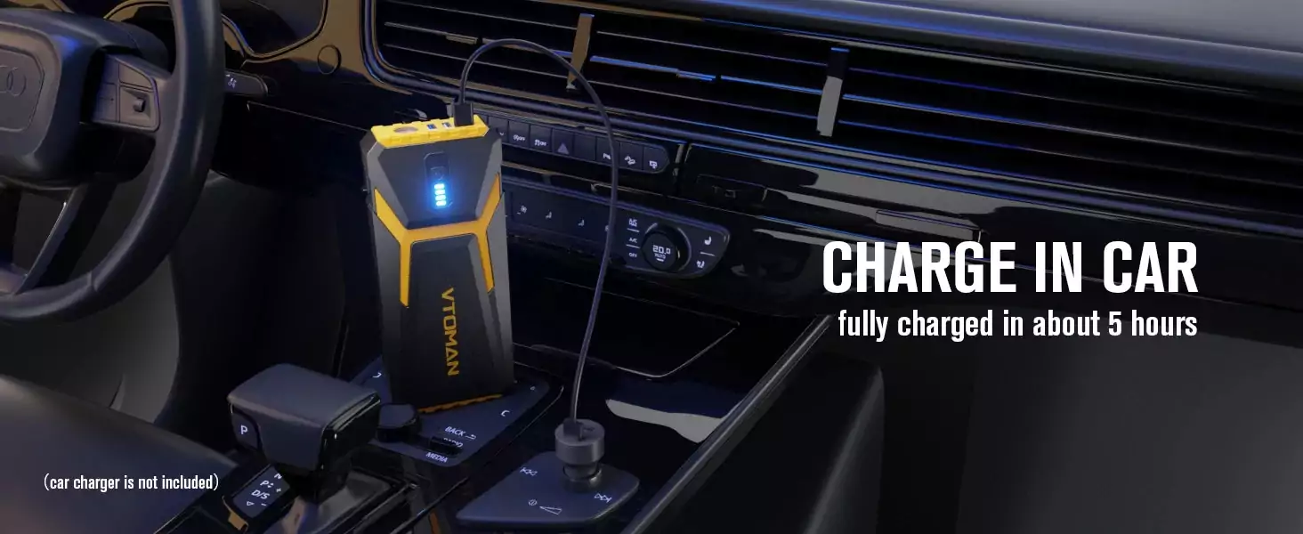 Booster avec Power Bank 20 000 mAh & LED | Ultra Compact | VTOMAN V10 PRO – Image 10