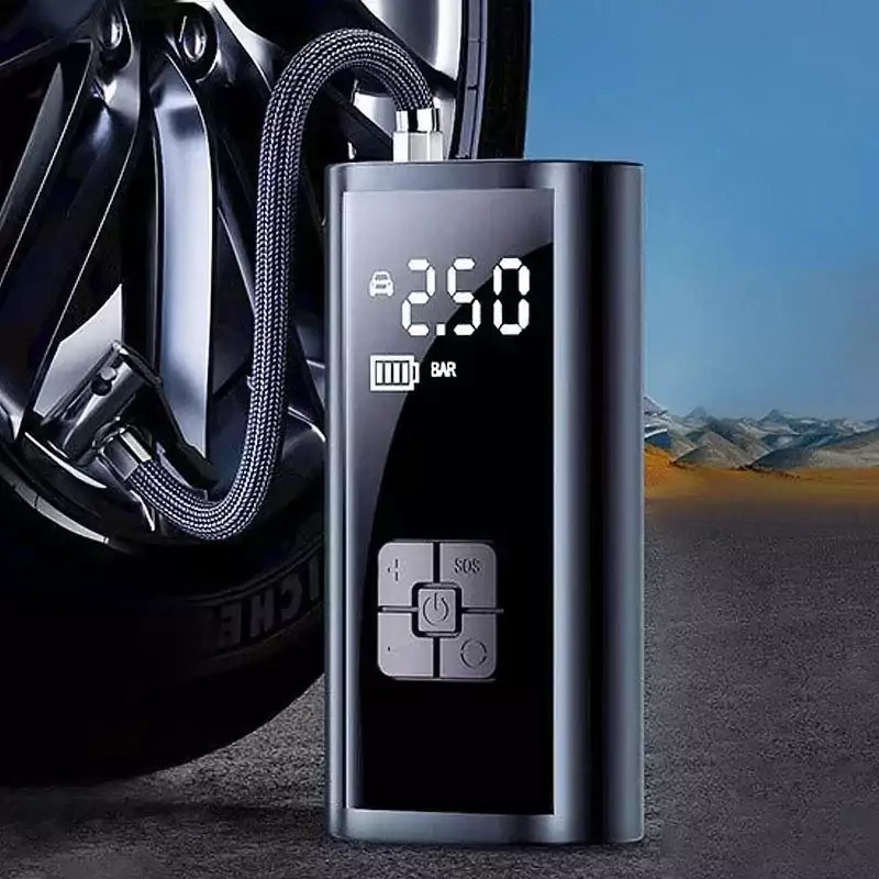 Gonfleur sans fil EAFC 150 PSI, 6000 mAh, écran LCD, portable, USB rechargeable – Image 2